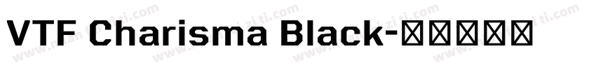 VTF Charisma Black字体转换